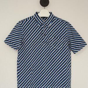 Prada Diagonally Striped Polo Small